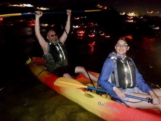 Kayak launch point at bio bay with mangroves