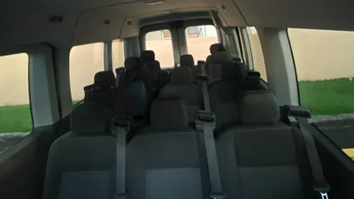 Comfortable interior seating inside the Paradise Seekers Puerto Rico tour van